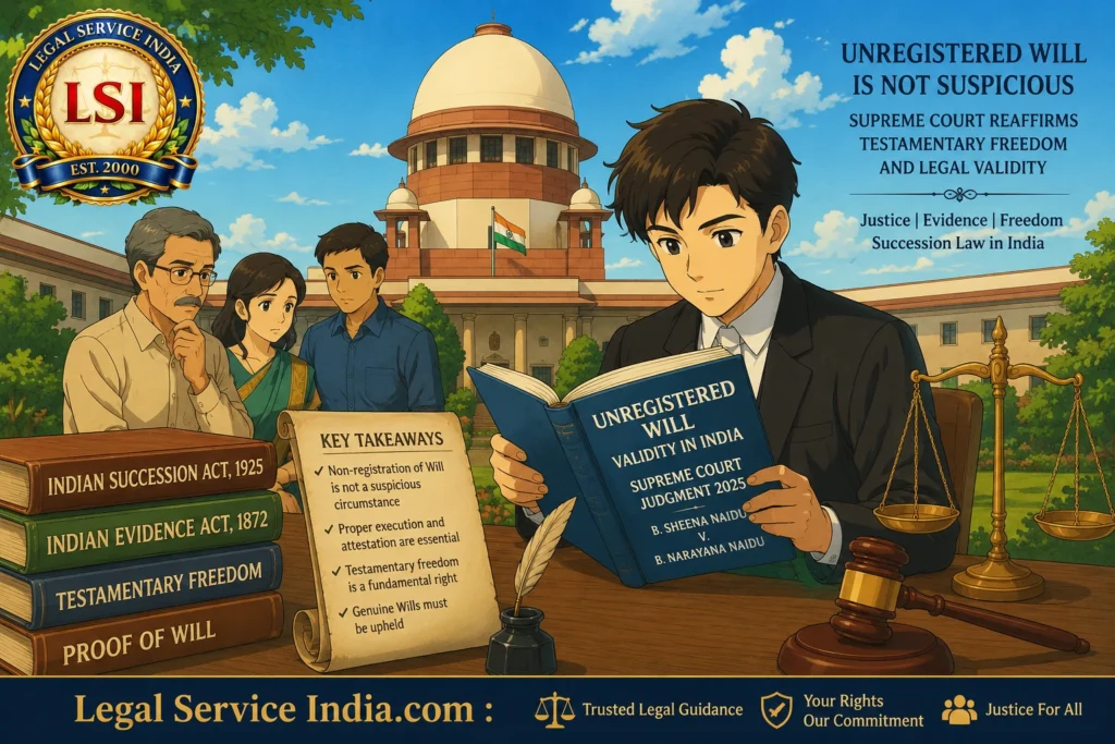Unregistered Will Validity in India