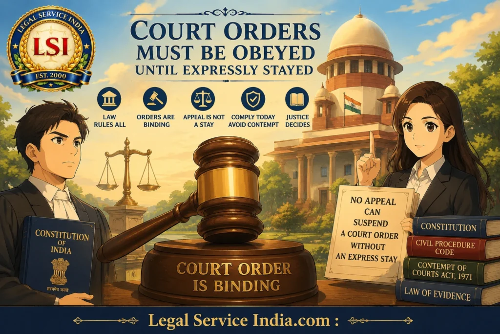 Binding Force of Court Orders in India