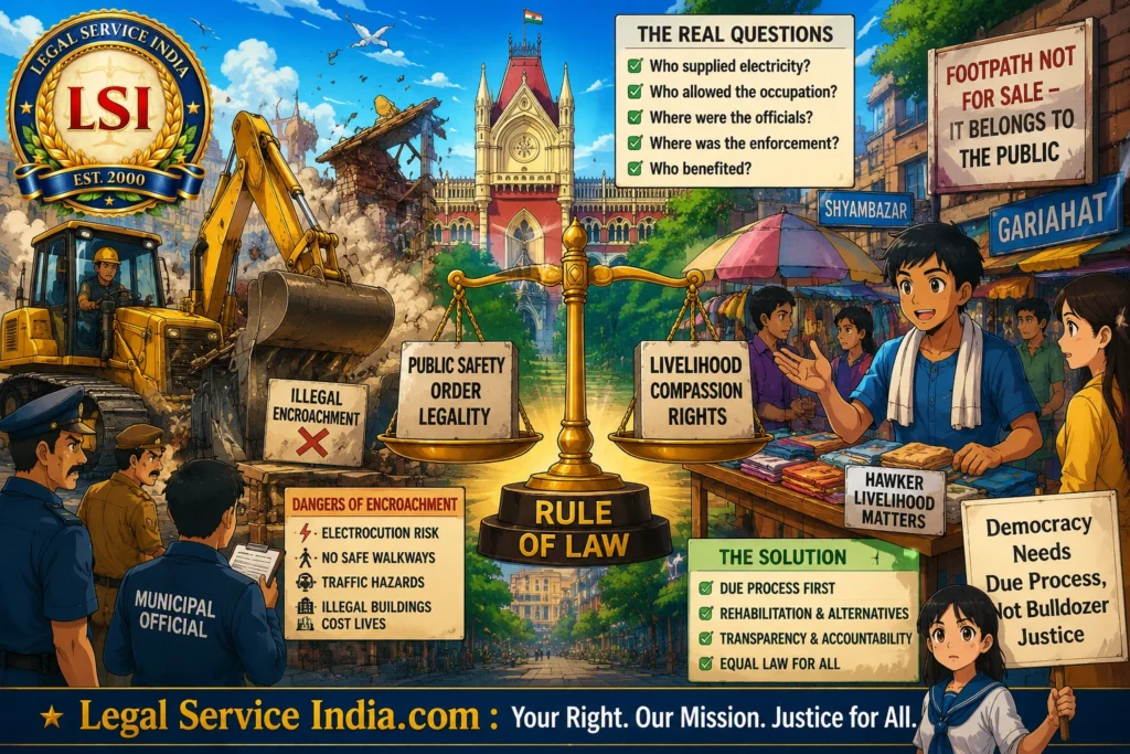 The Bulldozer, the Hawker, and the Rule of Law: West Bengal’s Real Test of Democracy Bulldozer Justice in West Bengal