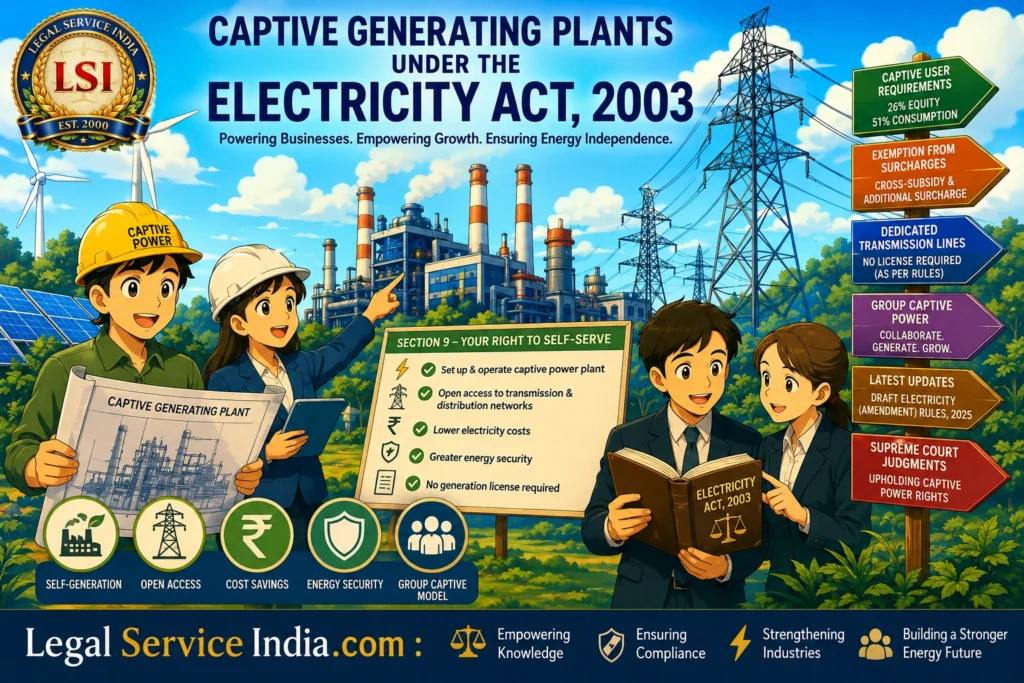 Captive Generating Plants under Electricity Act 2003