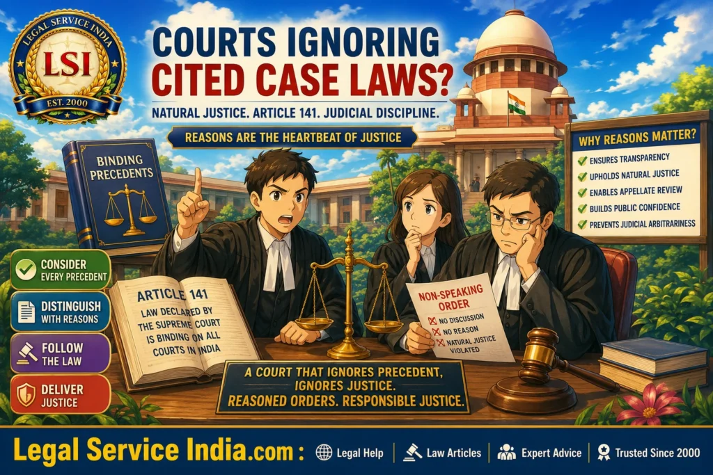 Courts Ignoring Cited Case Laws