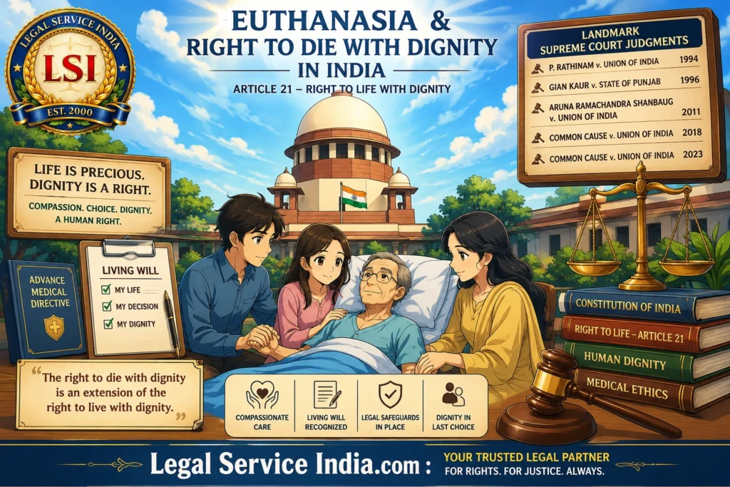 Euthanasia and Right to Die with Dignity in India