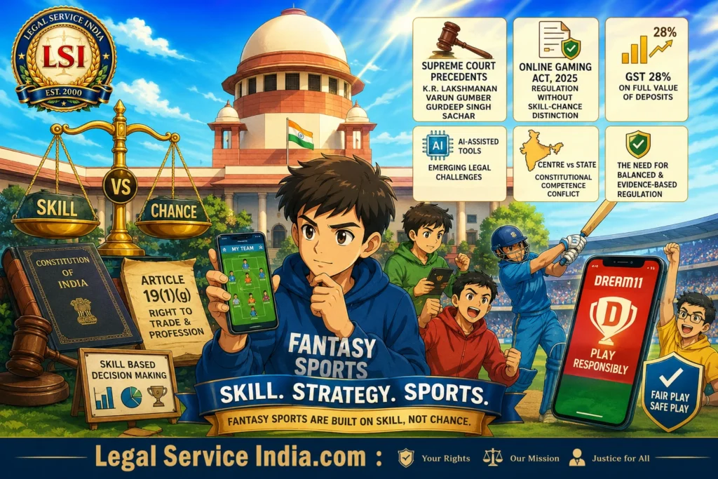 Fantasy Sports in India: Between Skill-Based Gaming and Gambling Fantasy Sports in India