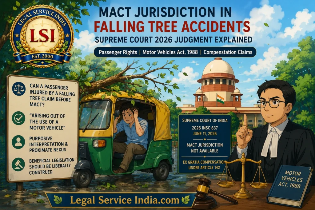 MACT Jurisdiction in Falling Tree Accidents: Supreme Court 2026 Judgment Explained and Why It May Be Reconsidered MACT Jurisdiction in Falling Tree Accidents