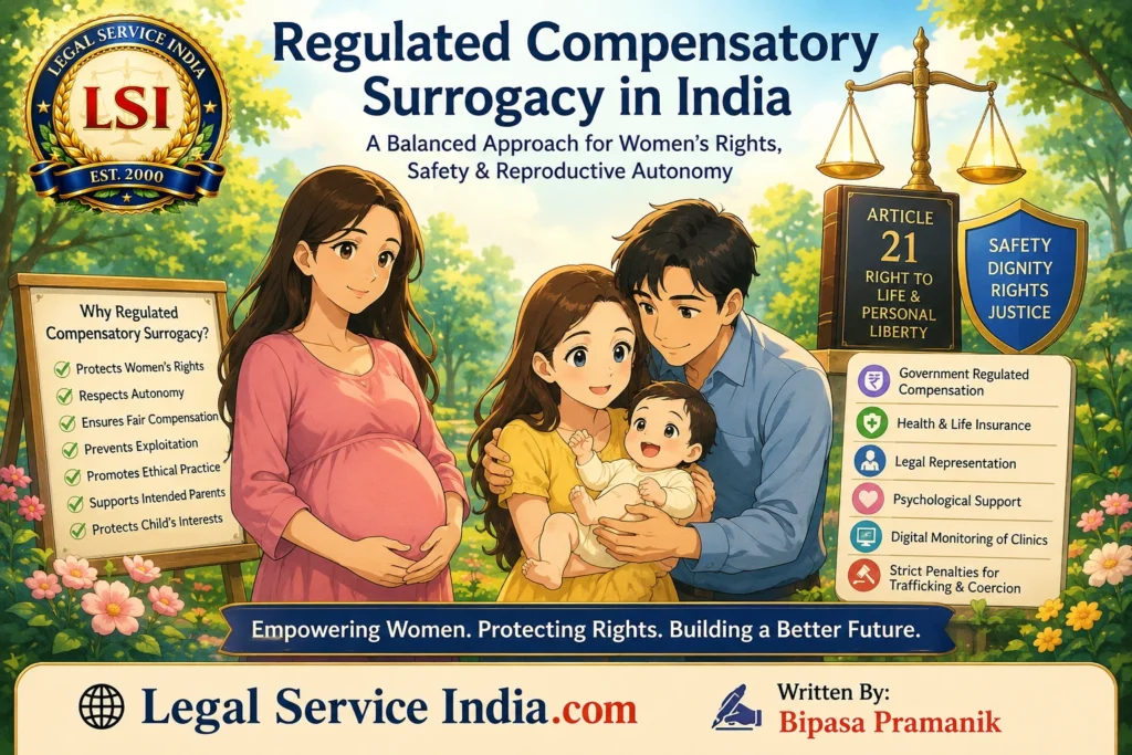 Regulated Compensatory Surrogacy in India