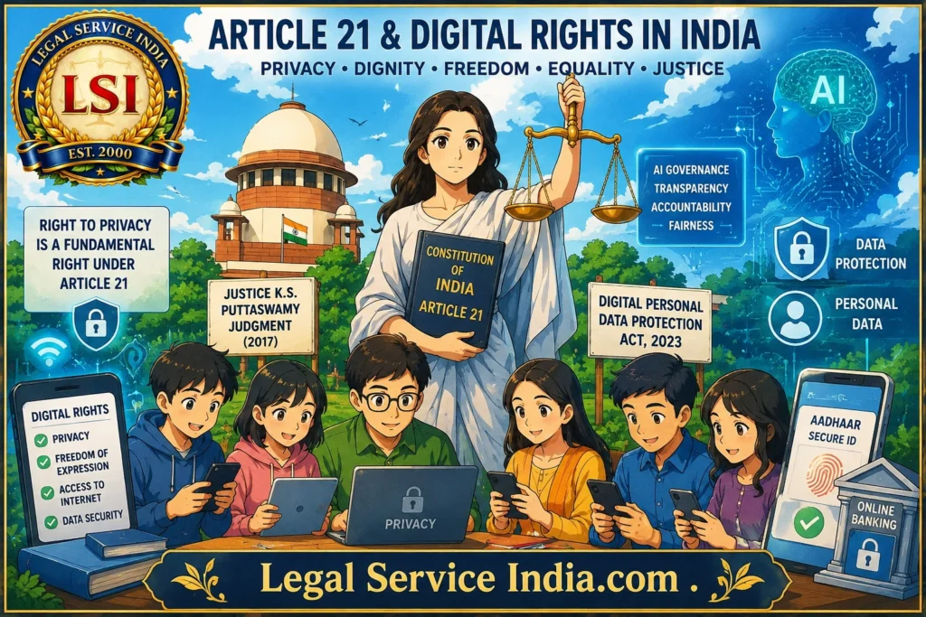 Artificial Intelligence and the Right to Privacy under Article 21 of the Indian Constitution: Emerging Challenges and Legal Responses Article 21 Digital Rights India
