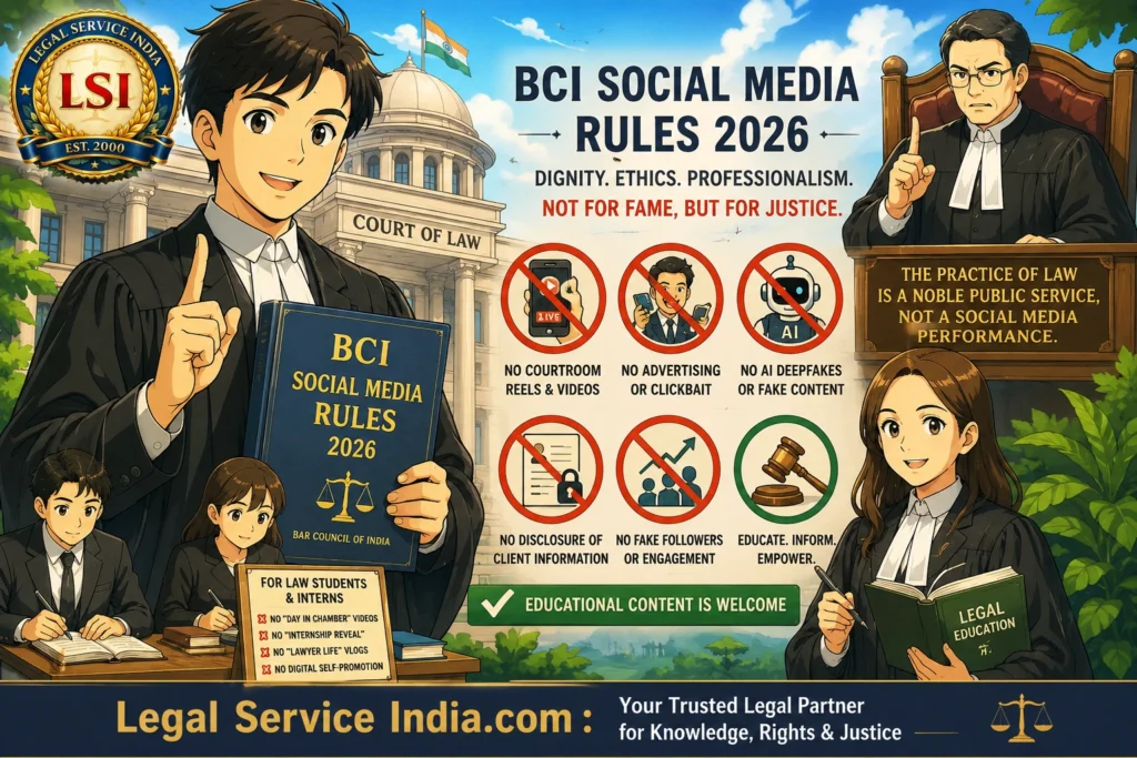 The Fine Line Between Preserving Legal Decorum And Facing Digital Overreach In BCI’s Crackdown On Social Media Use BCI Social Media Rules 2026