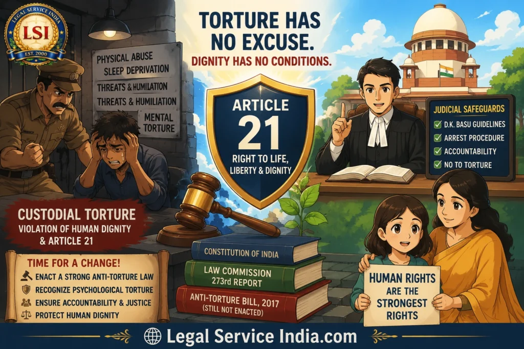 Custodial Torture in India: Judicial Recognition, Legislative Silence, and the Unaddressed Problem of Psychological Abuse Custodial Torture in India