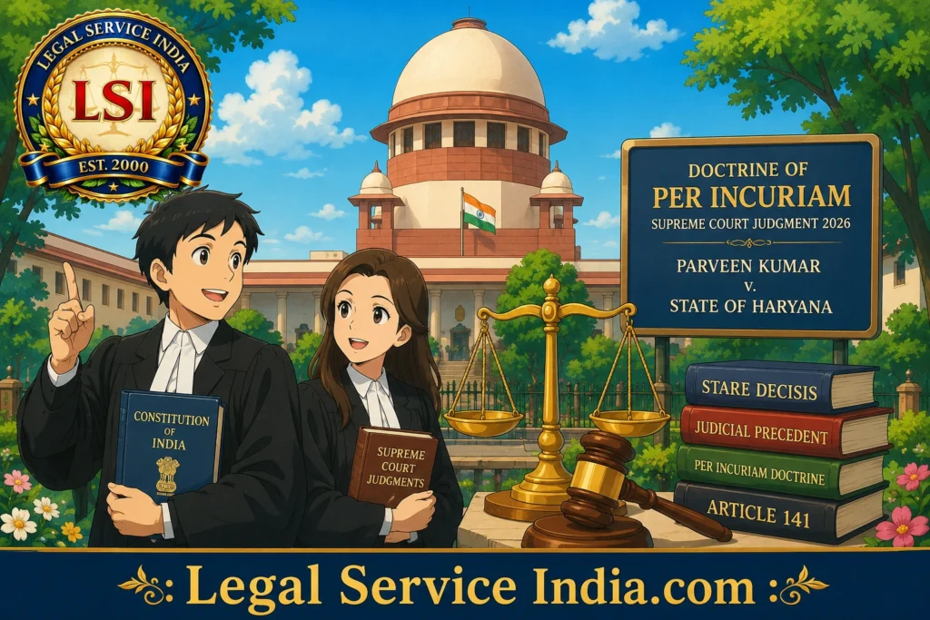 Doctrine of Per Incuriam in Indian Law: Supreme Court’s 2026 Landmark Judgment Explained | Article 141 & Judicial Precedent Doctrine of Per Incuriam