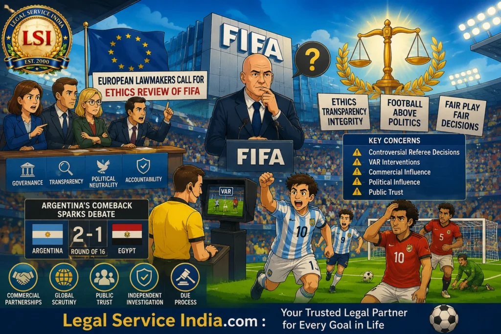 FIFA Ethics Review 2026: European Lawmakers Question FIFA Governance European lawmakers seek a FIFA ethics review