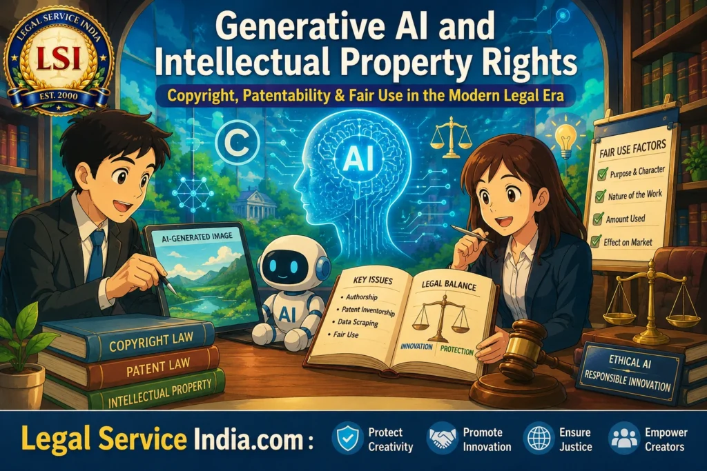 Intellectual Property Rights in the Era of Generative AI: Re-evaluating Authorship, Patentability, and Fair Use Generative AI Intellectual Property Rights