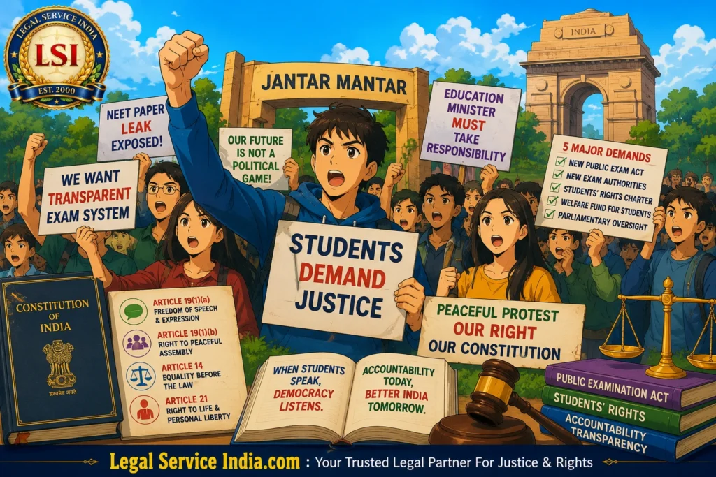 Beyond the Protest: What the Jantar Mantar Movement Tells Us About Students’ Rights and Constitutional Accountability Jantar Mantar Student Protest