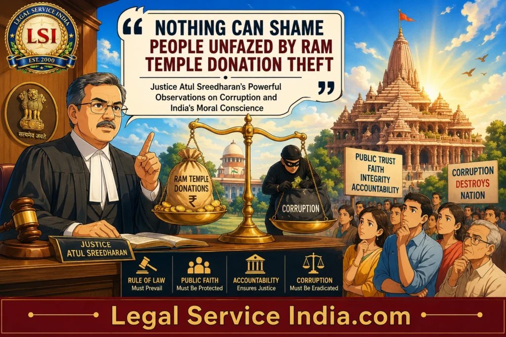 Justice Atul Sreedharan on Ram Temple Donation Theft: Allahabad High Court’s Powerful Observations on Corruption Justice Atul Sreedharan on Ram Temple Donation Theft