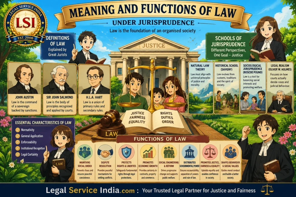 Meaning and Functions of Law Under Jurisprudence