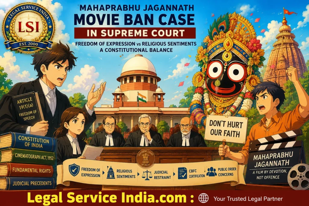 Mahaprabhu Jagannath Movie Ban Case in Supreme Court: Can Courts Stop a CBFC-Certified Film on Religious Sentiment Grounds? Mahaprabhu Jagannath Movie Ban