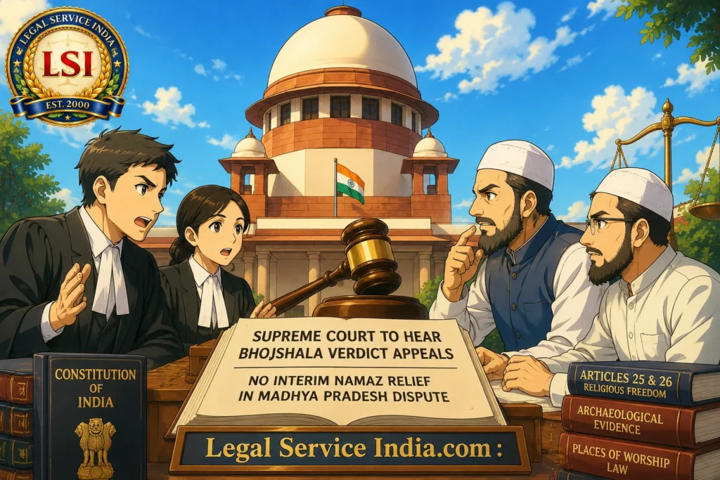 Supreme Court to Hear Bhojshala Verdict Appeals: No Interim Namaz Relief in Madhya Pradesh Temple-Mosque Dispute Supreme Court Bhojshala Case