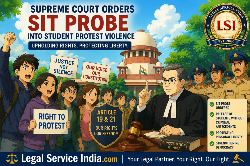 Supreme Court Orders SIT Probe Into Student Protest Violence