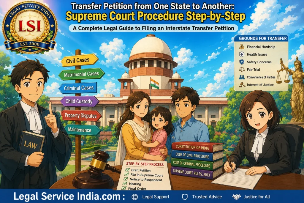 Transfer Petition from One State to Another