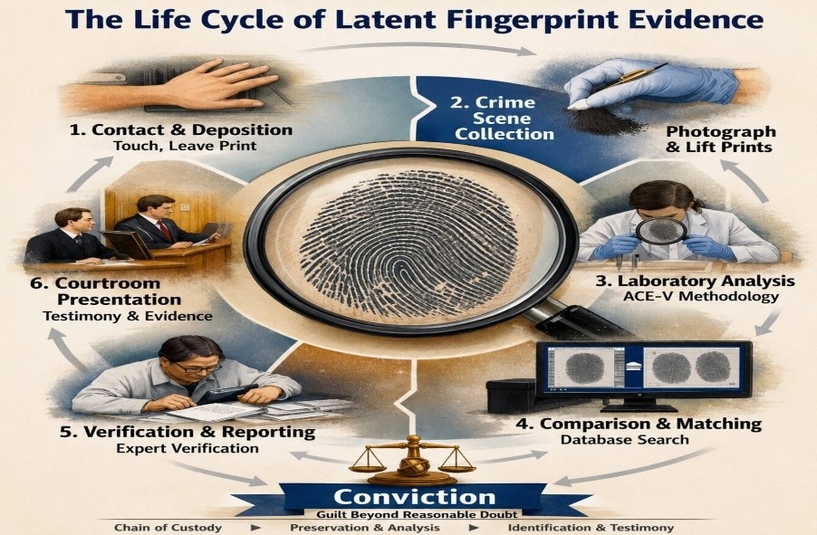From Contact to Conviction: The Life Cycle of Latent Fingerprint Evidence Latent Fingerprint Evidence