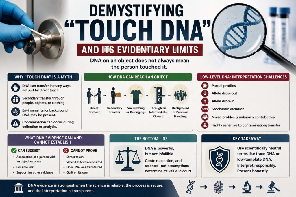 Touch DNA Evidence