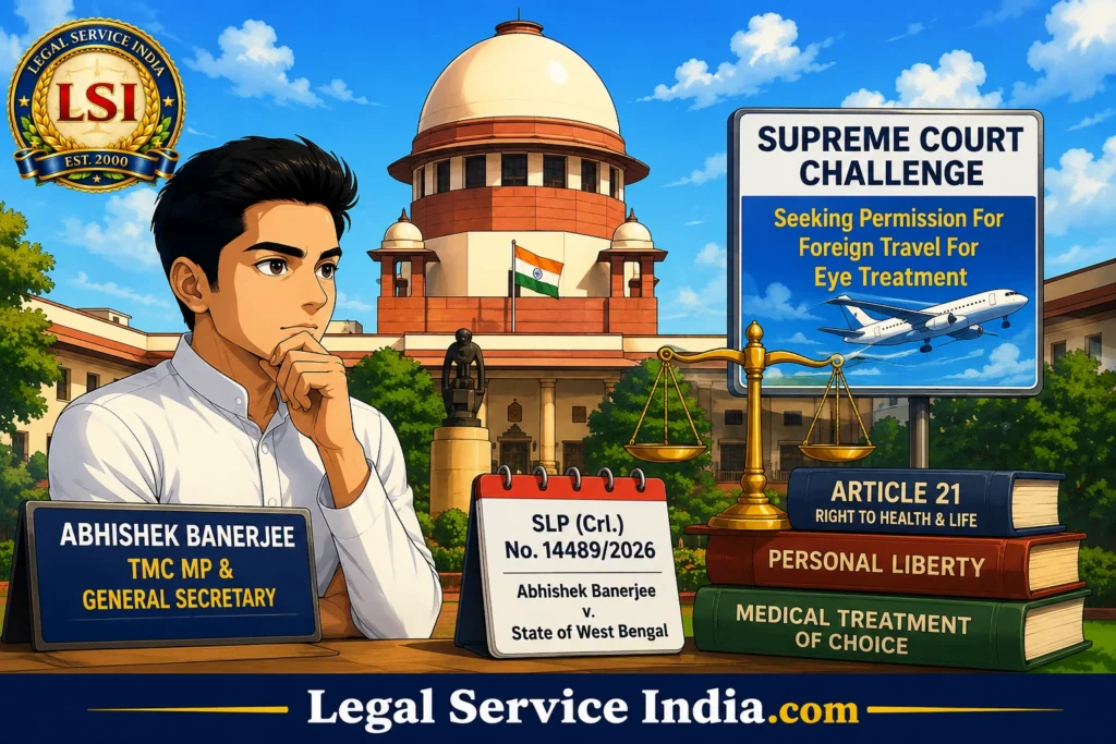 Abhishek Banerjee Approaches Supreme Court Again for Foreign Eye Treatment Abhishek Banerjee Supreme Court foreign travel