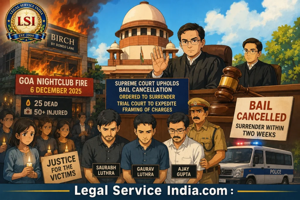 Goa Nightclub Fire Supreme Court Judgment