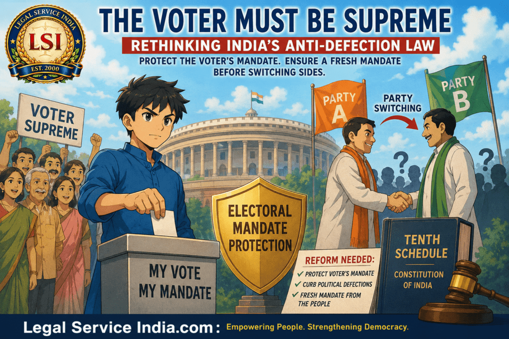 India’s Anti-Defection Law: Why the Voter Must Be Supreme India Anti-Defection Law Reform