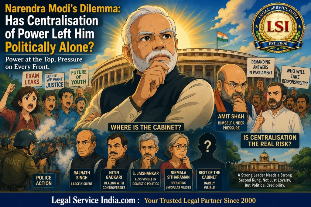 Narendra Modi’s Problem: Has Power Centralization Left Him Politically Alone? Narendra Modi centralisation of power