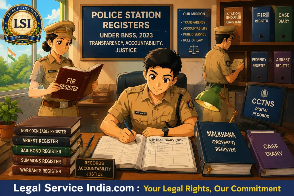 Police Station Registers under BNSS 2023