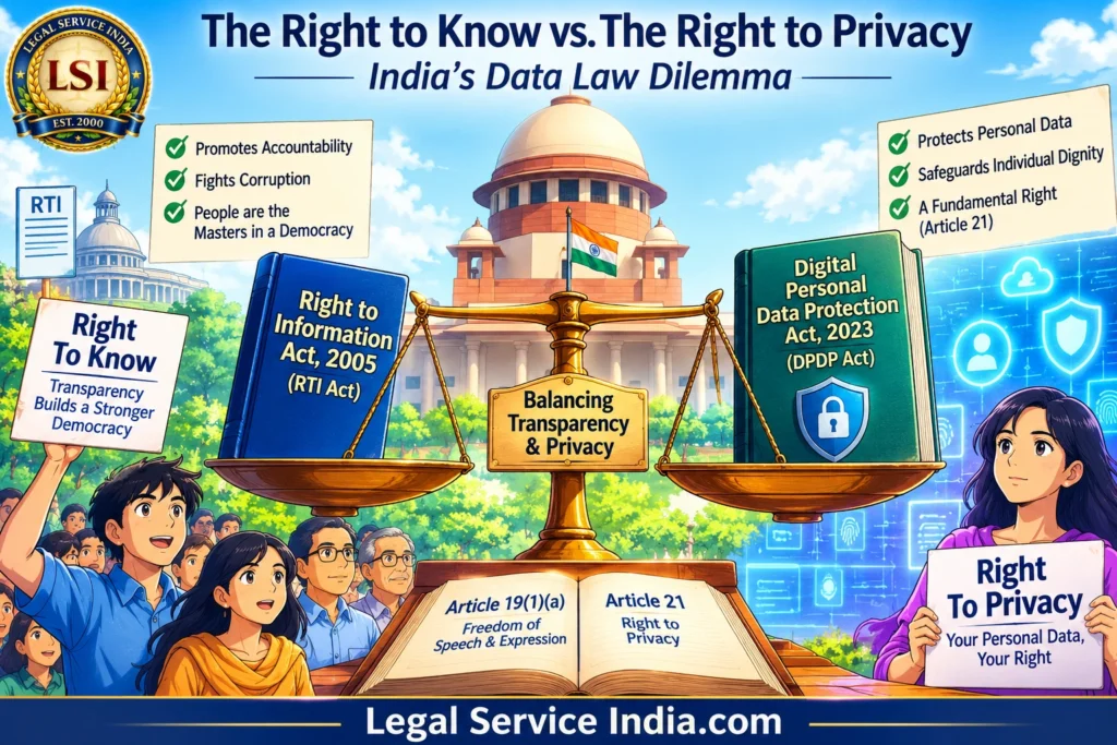 Right to Know vs Right to Privacy