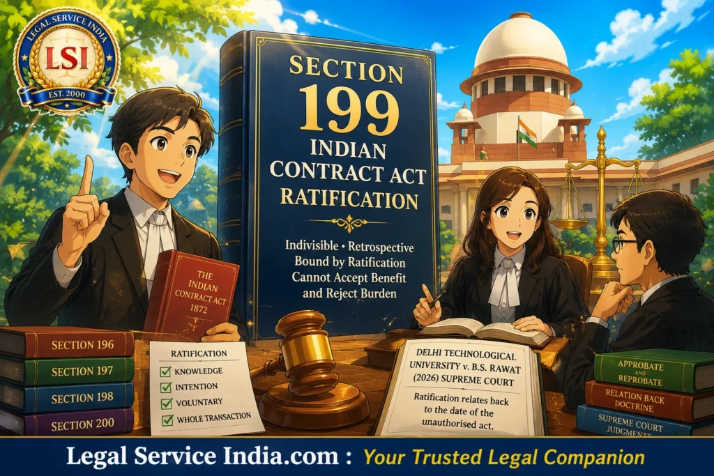 Section 199 Contract Act: Ratification, Indivisibility & Supreme Court Rules Section 199 Indian Contract Act