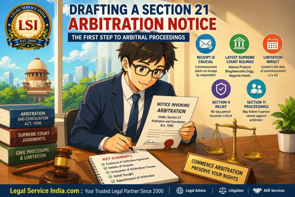 How to Draft a Section 21 Arbitration Notice: Complete Legal Guide Section 21 arbitration notice