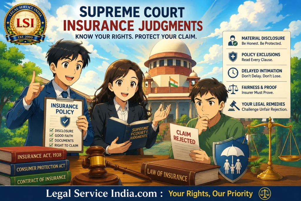 Supreme Court Judgments Every Insurance Policyholder Must Know Supreme Court insurance judgments