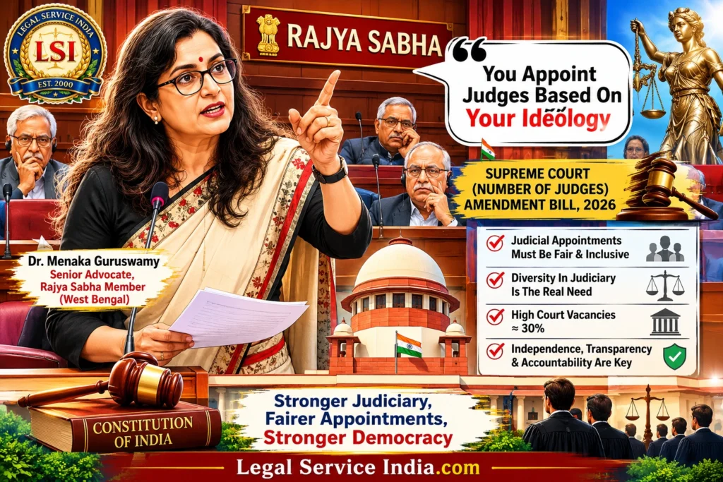 Menaka Guruswamy on Supreme Court Judges Amendment Bill 2026: Judicial Appointments Matter More Than Numbers Supreme Court Judges Amendment Bill 2026
