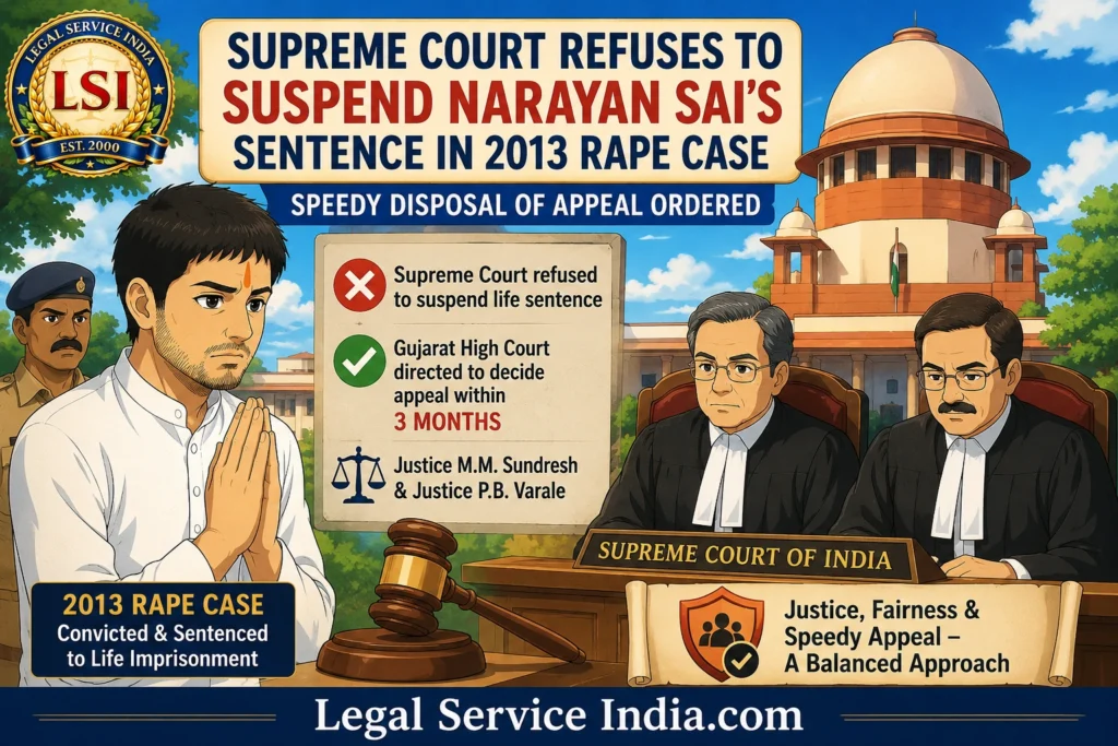 Supreme Court Refuses To Suspend Sentence Of Asaram's Son Narayan Sai In 2013 Rape Case
