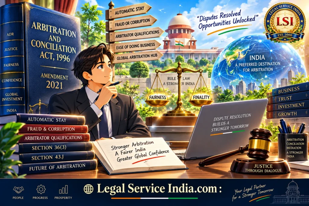 Reassessing the 2021 Amendment to the Arbitration and Conciliation Act, 1996: A Critical Evaluation 2021 Arbitration Amendment