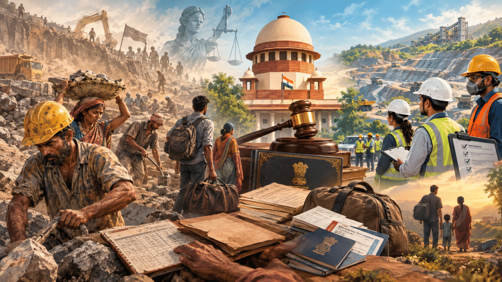 From Bandhua Mukti Morcha to the OSH Code 2020: Four Decades of Unresolved Quarry and Mine Labour Exploitation in India