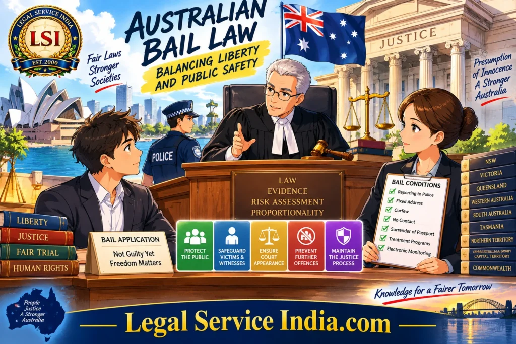 Bail Jurisprudence in Australia: Pre-Trial Liberty, Risk, and Judicial Discretion Australian bail law