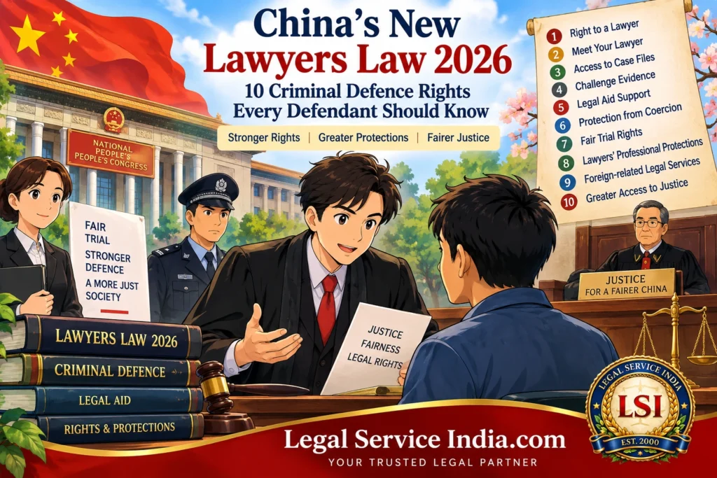China’s New Lawyers Law 2026: 10 Criminal Defence Rights Every Defendant Should Know china new lawyers law 2026