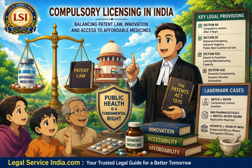 Compulsory Licensing in India: Patent Law, Public Health & Affordable Medicines Compulsory Licensing in India