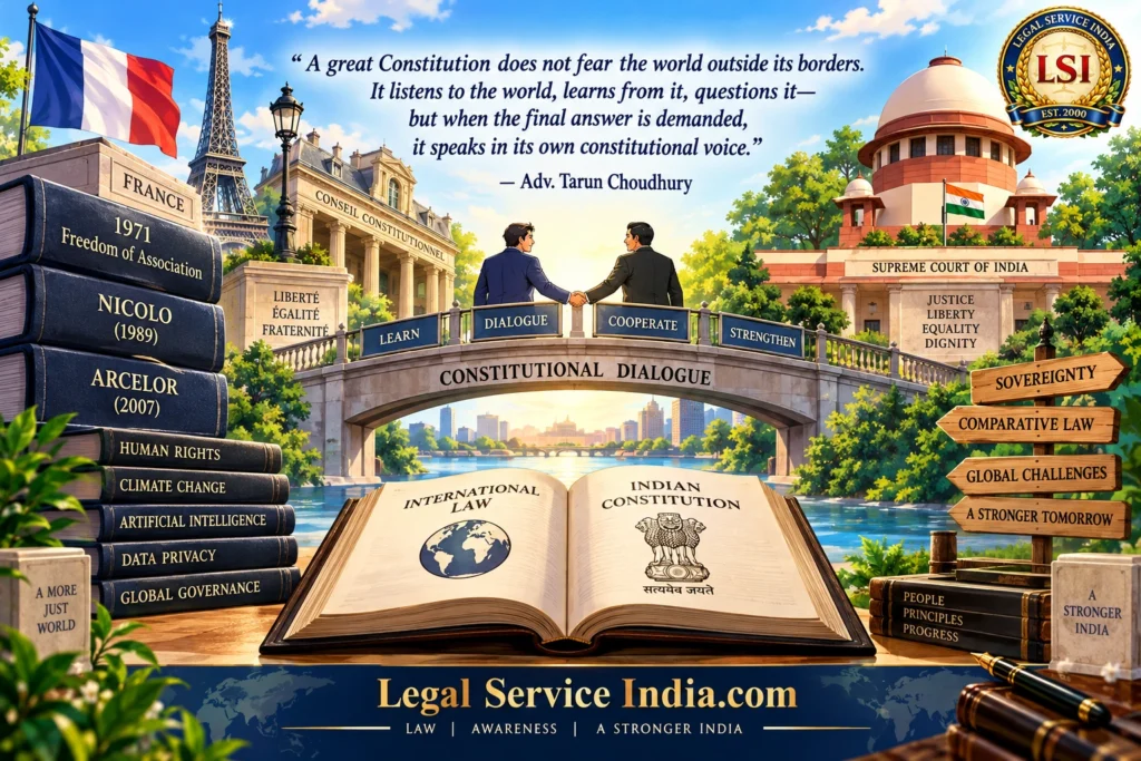 From France to India: What the 1971, Nicolo (1989) and Arcelor (2007) Judgments Teach Us About a New Constitutional Doctrine Constitutional Dialogue Doctrine