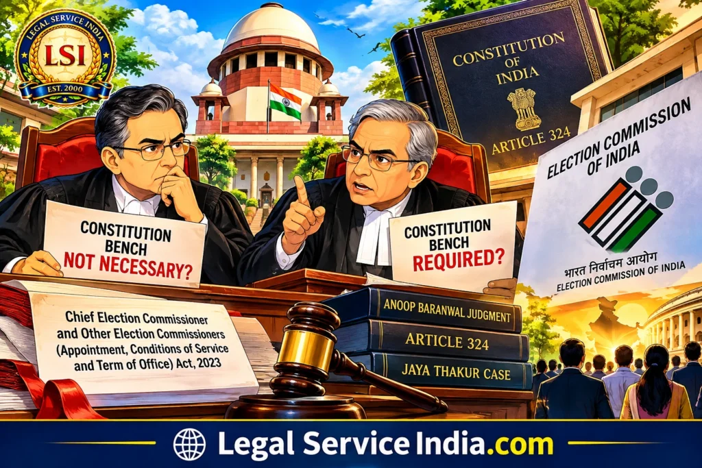 Election Commissioner Appointment Act 2023: Supreme Court Split Verdict and Constitution Bench Issue Election Commissioner Appointment Act 2023