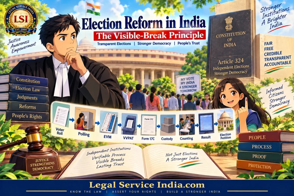 Election Reform in India: The Visible-Break Principle for Secure, Transparent Elections Election Reform in India