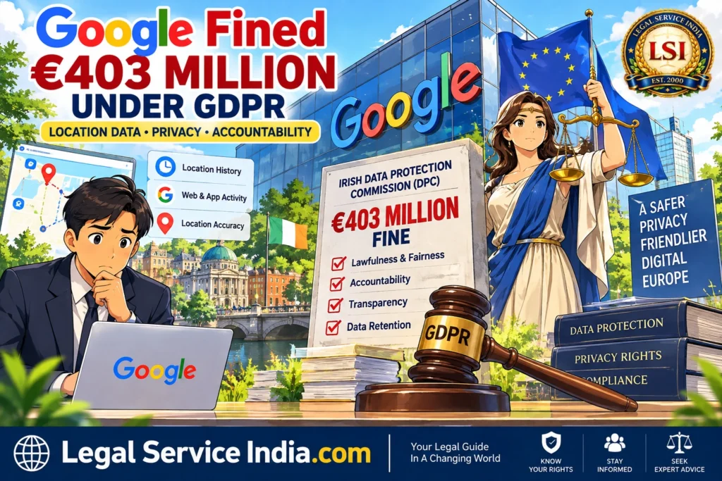Google €403 Million GDPR Fine: Ireland DPC Ruling on Location Data Explained Google €403 million GDPR fine