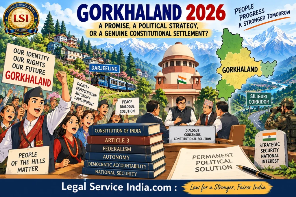 Gorkhaland 2026: Permanent Political Solution, Article 3 & Constitutional Future Gorkhaland Permanent Political Solution 2026