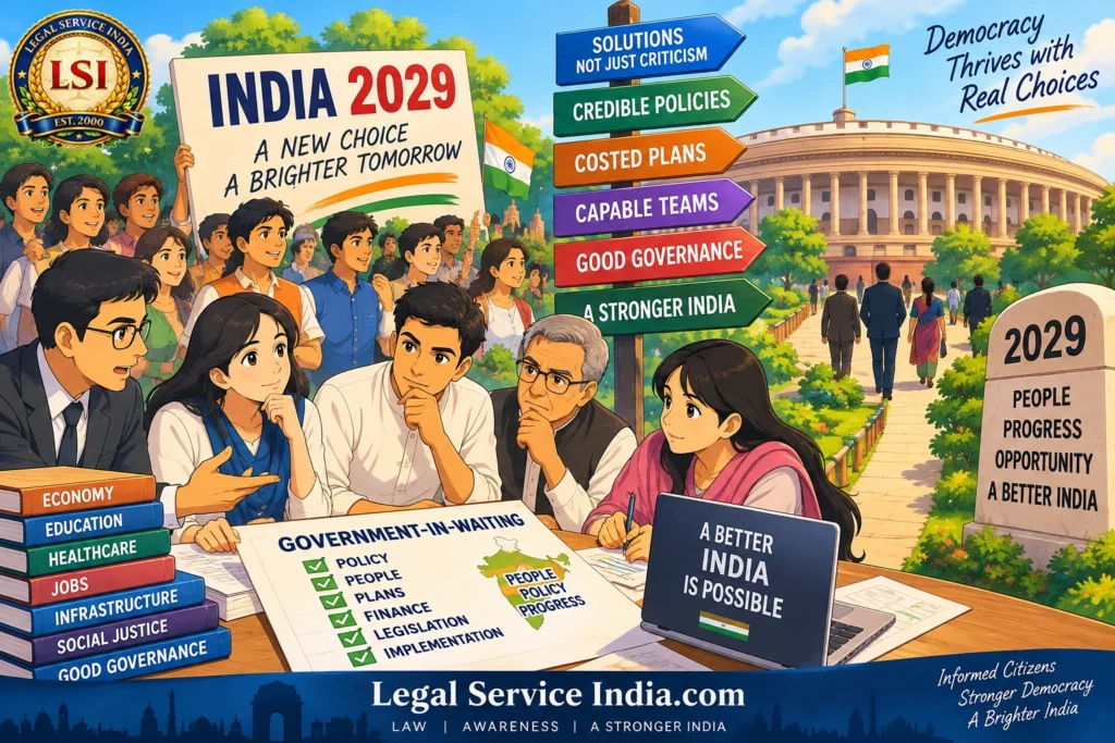 India 2029: How the Opposition Can Build a Credible Alternative and Give India a New Choice India 2029 Opposition