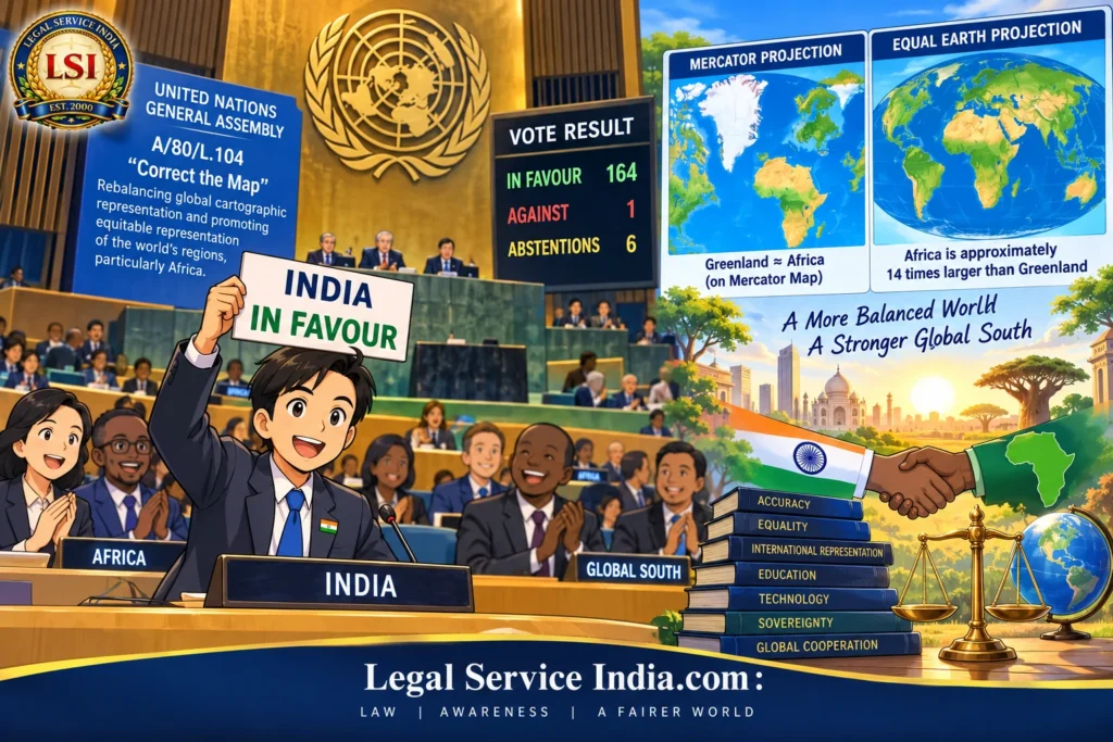 India Backs UN “Correct the Map.” Resolution: Legal Significance of Historic 164–1 Vote India UN Correct the Map resolution