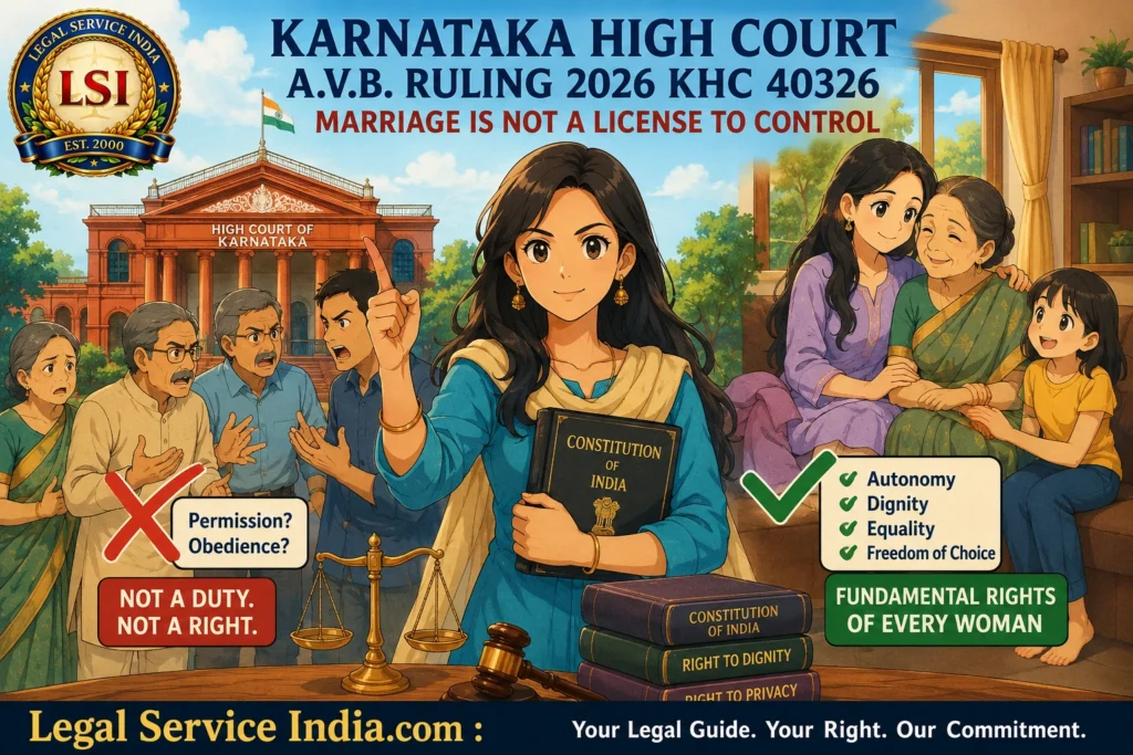 Karnataka High Court A.V.B. ruling