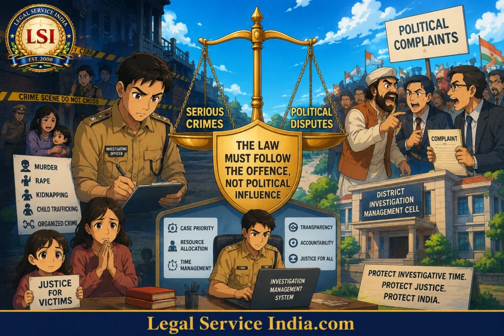 Law Must Follow the Offence, Not Political Influence