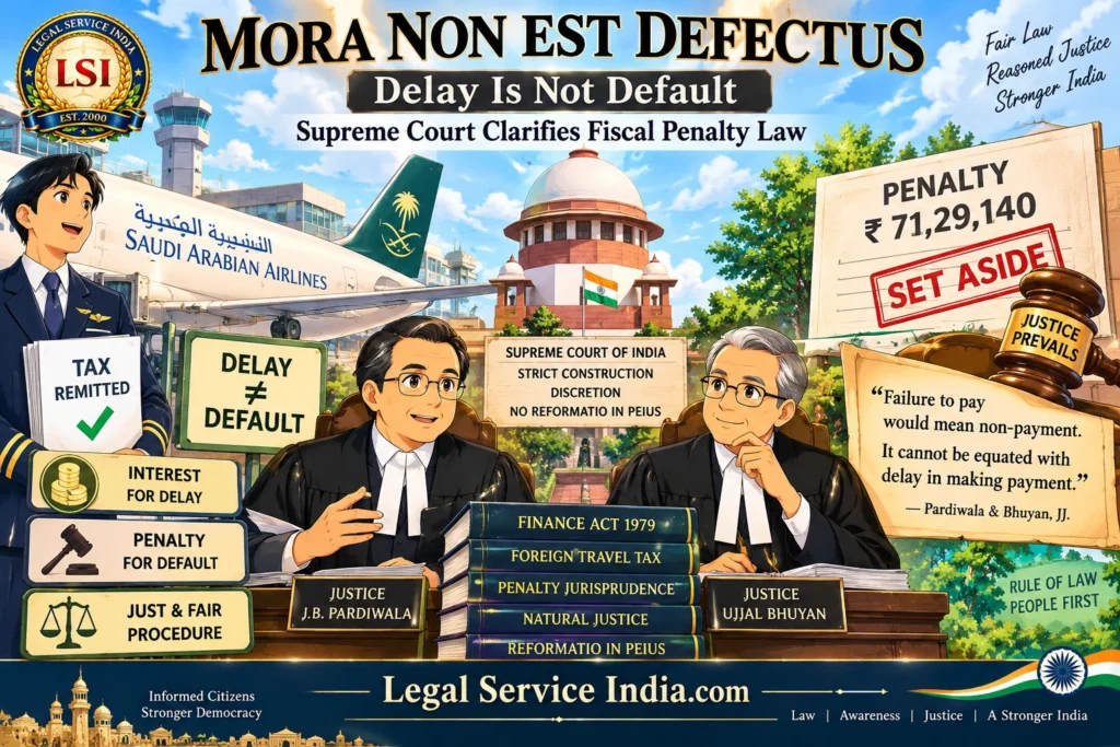Mora Non Est Defectus